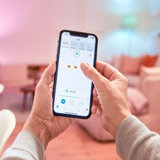 Bec LED RGB inteligent WiZ Connected Colors C37, Wi-Fi, E14, - Image 7