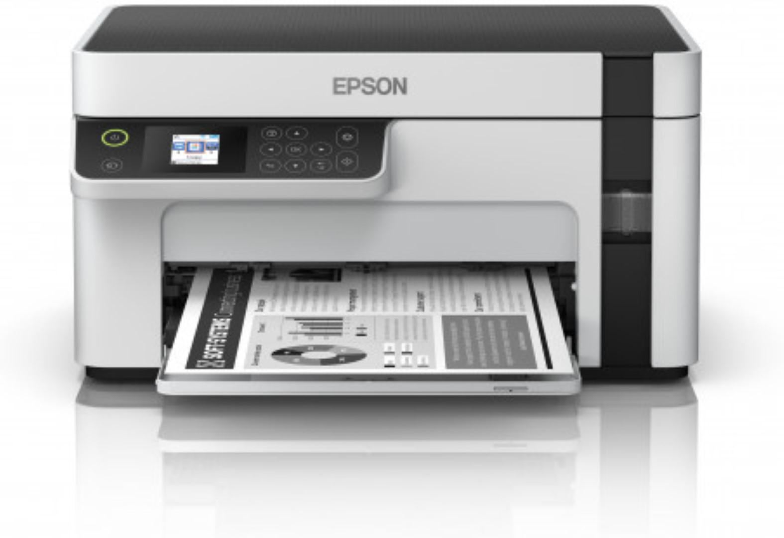 Multifunctional inkjet mono CISS Epson M2120, dimensiune A4 (Printare, Copiere, - Image 3
