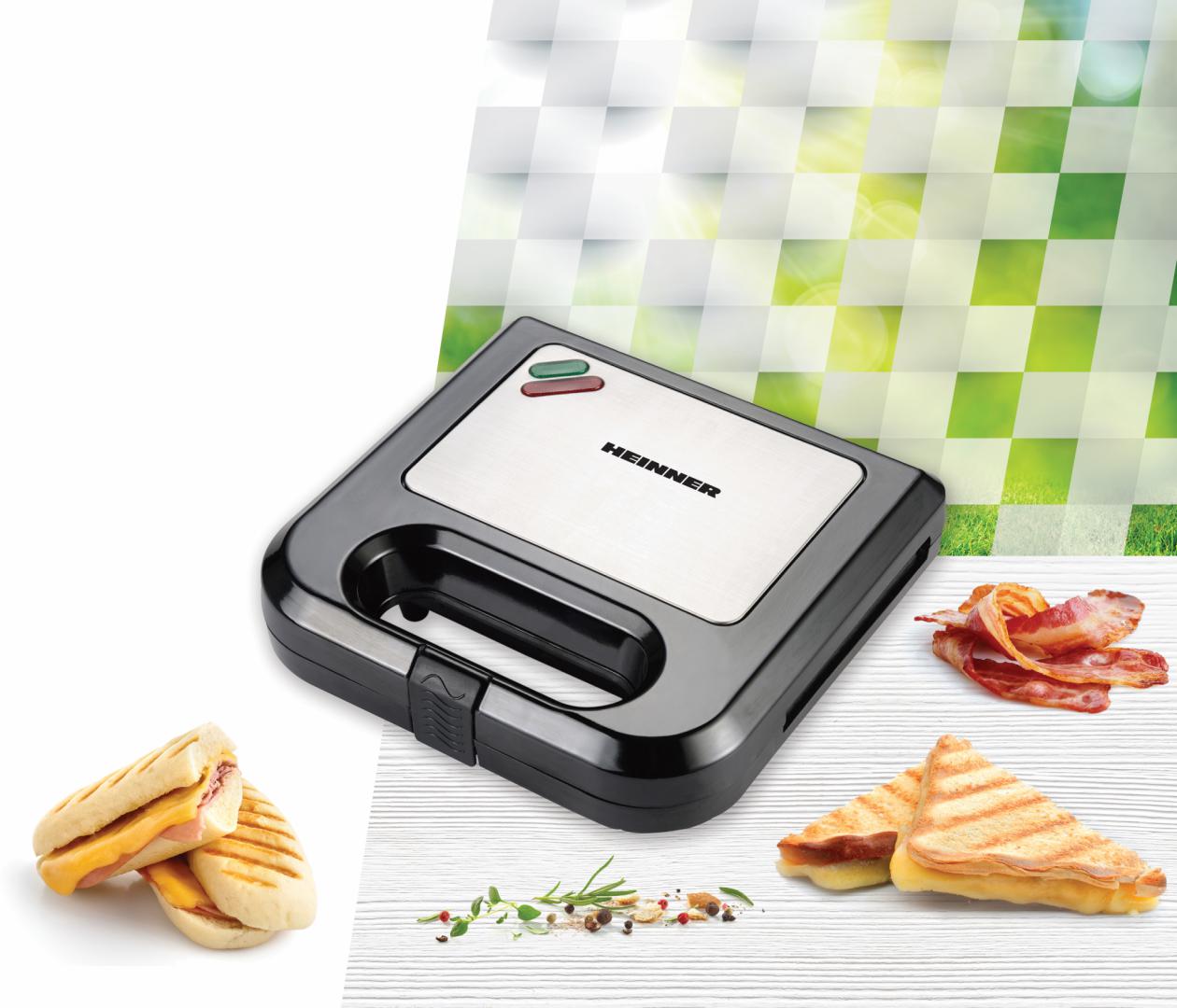 SANDWICH MAKER HEINNER SM-K750BKS - Image 4