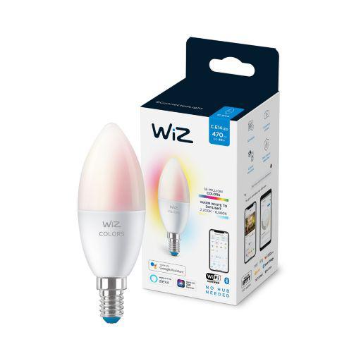 Bec LED RGB inteligent WiZ Connected Colors C37, Wi-Fi, E14, - Image 4