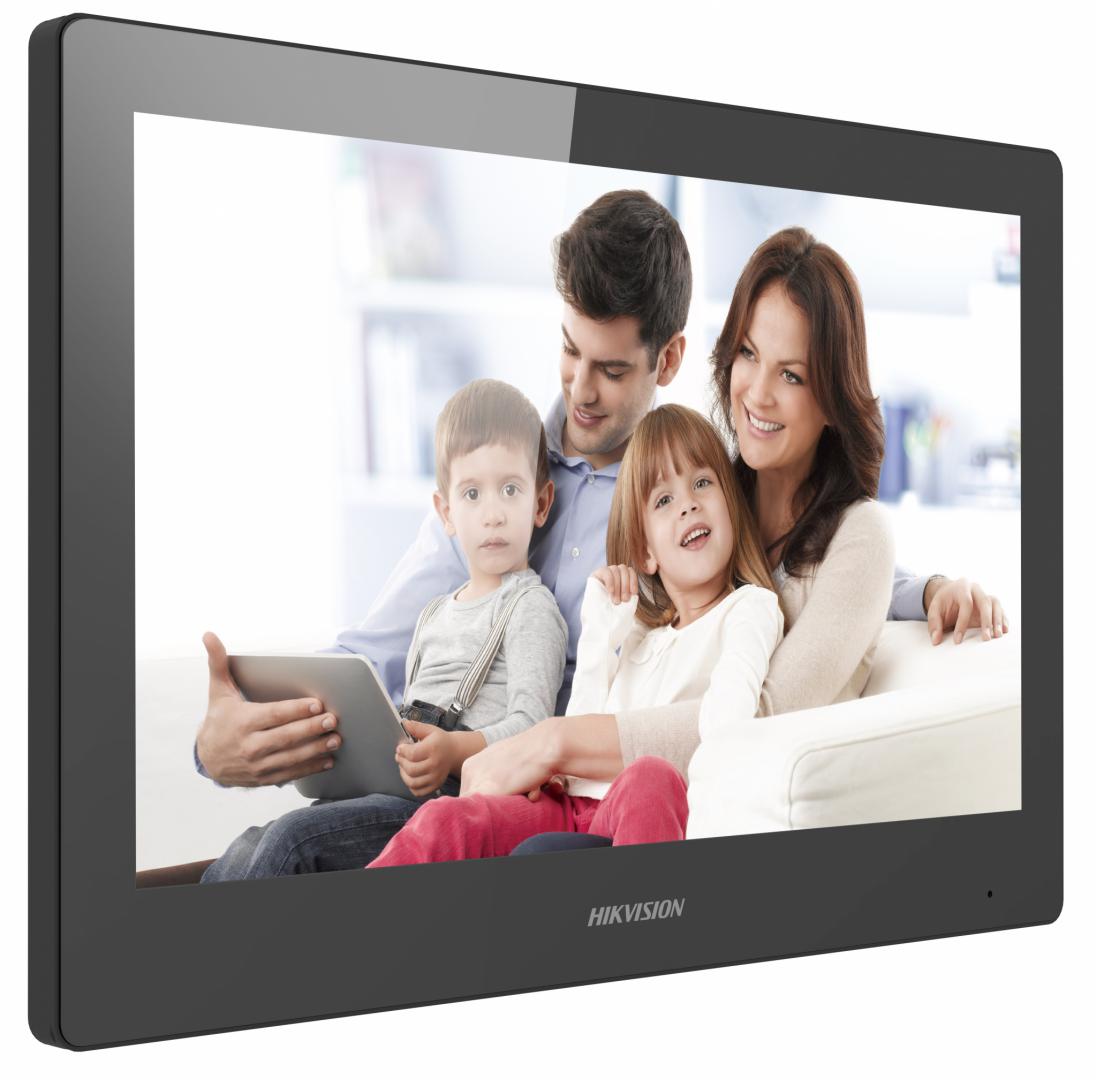 Monitor videointerfon WIFI modular 10" color Hikvision DS-KH8520-WTE1/EU; ecran LCD - Image 3