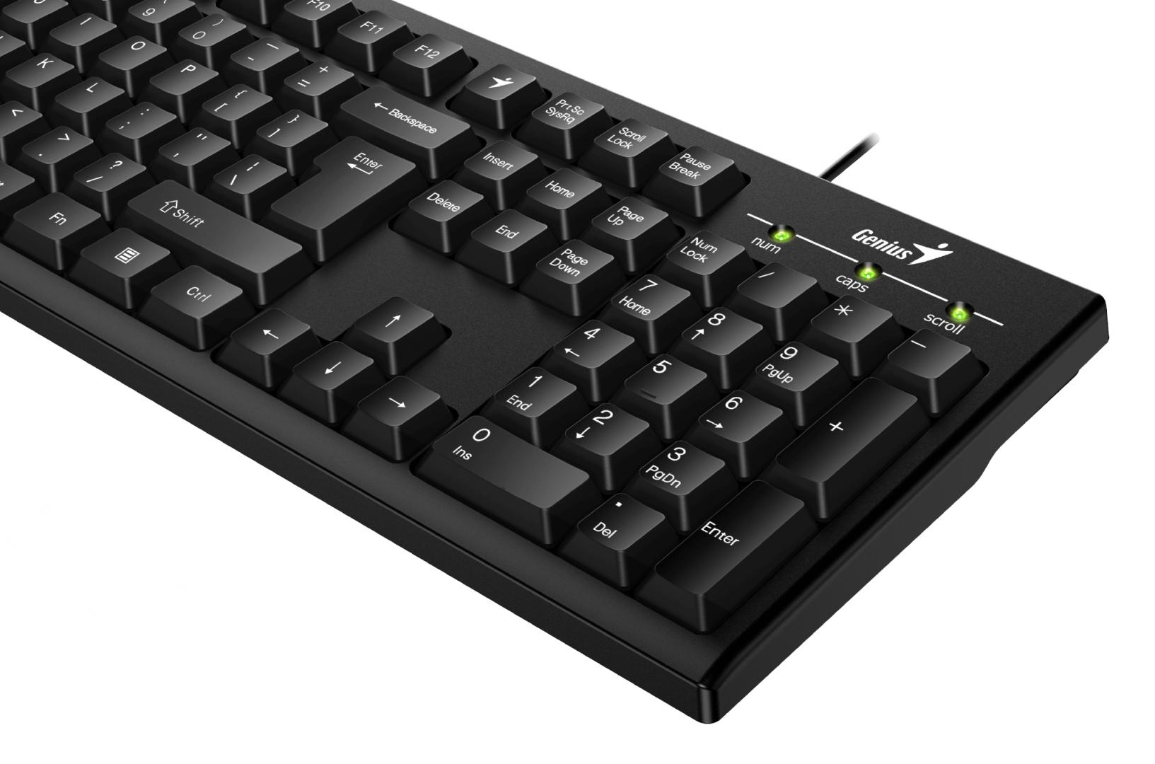 Tastatura Genius KB-100, neagra - Image 6