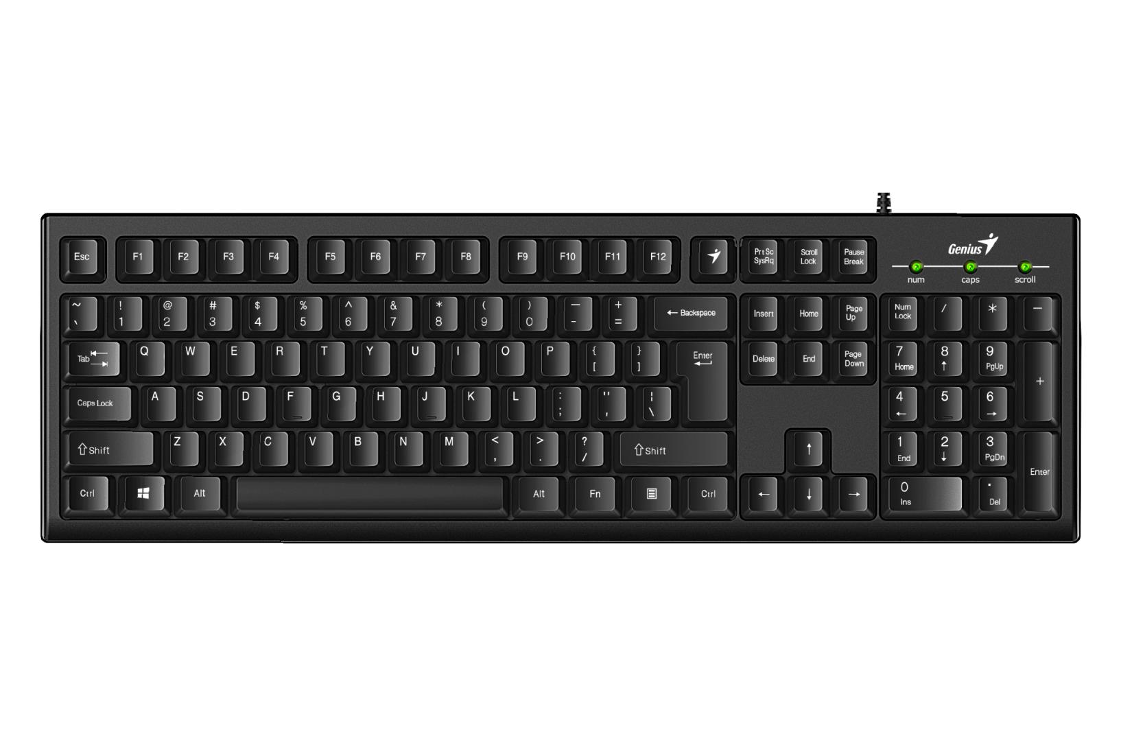 Tastatura Genius KB-100, neagra